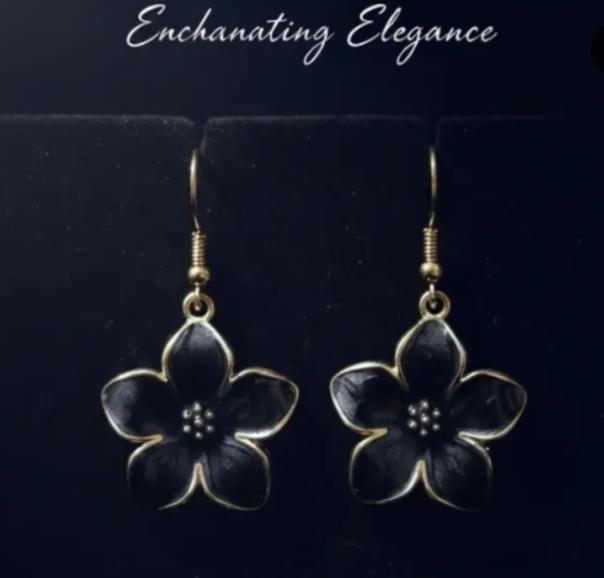 Alloy Simple Style Flower Women'S Drop Earrings Pair