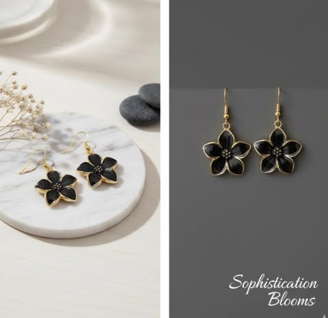Alloy Simple Style Flower Women'S Drop Earrings Pair