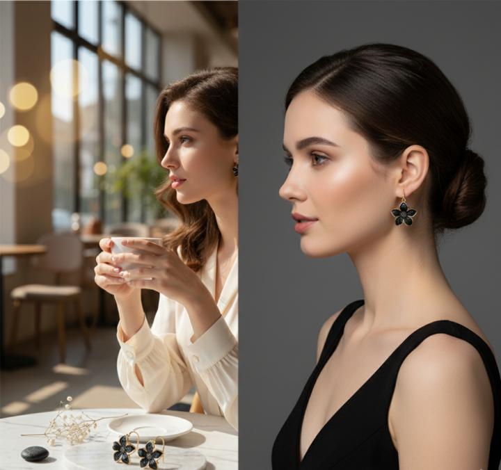 Alloy Simple Style Flower Women'S Drop Earrings Pair