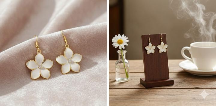 Alloy Simple Style Flower Women'S Drop Earrings Pair