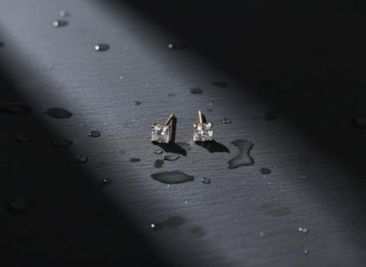 Galaxy Heart Diamond-Studded Necklace & Earring Set – Love Beyond the Stars