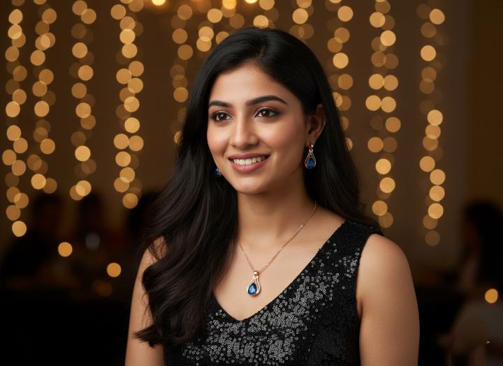 The Emerald Dewdrop Jewelry Set in Rose Gold Embrace Timless Elegance With our Captivating Emrald Dewdrop Jewelry Set