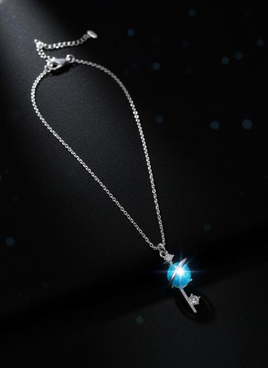 Starlit Orbit Layered Necklace – Shimmering Cosmic Charm