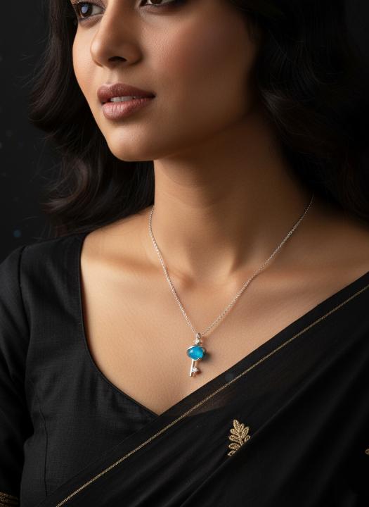 Starlit Orbit Layered Necklace – Shimmering Cosmic Charm