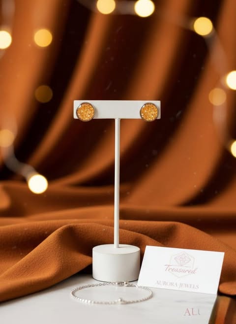 Beautiful collection of dazzling stud earrings, perfect for glamorous accessorizing.