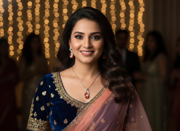 The Royalty Set: Rose Gold Teardrop Pendant and Stud Earrings