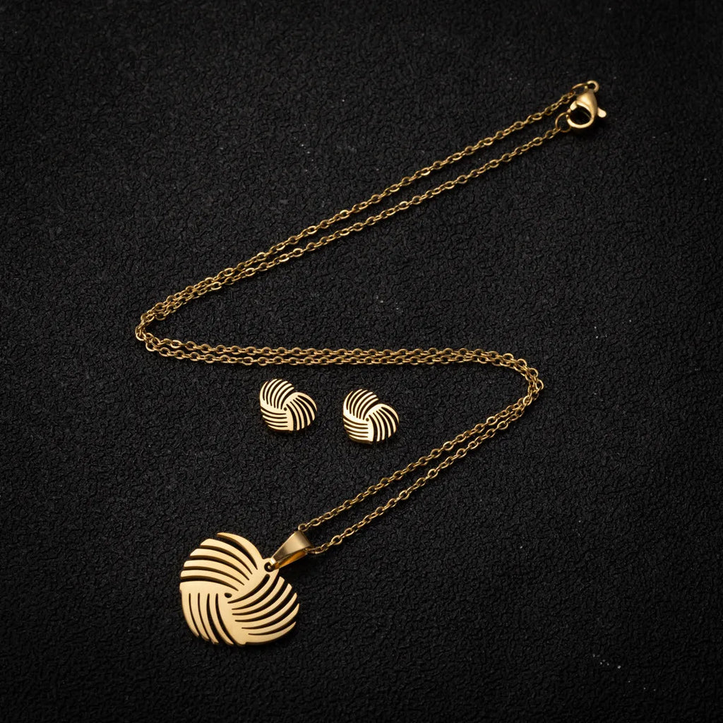 Luxe Heartbeat Set – Gold Plated Stainless Steel Jewelry