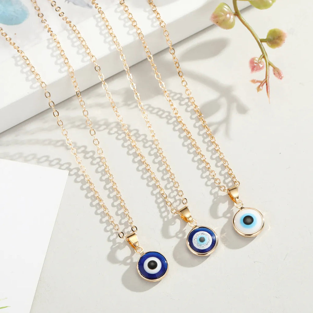 Jewelry Fashion Evil Eye Alloy Pendant Necklace