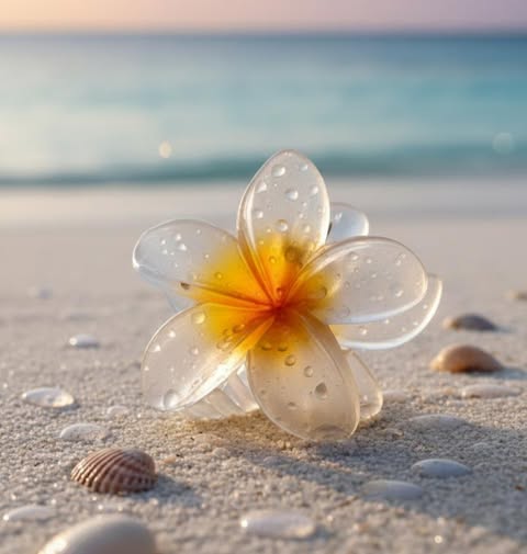 Bloom with Beauty — The Tropical Plumeria Hair Claw